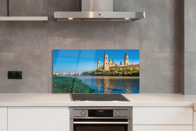 Painel de vidro Rio Catedral da Espanha