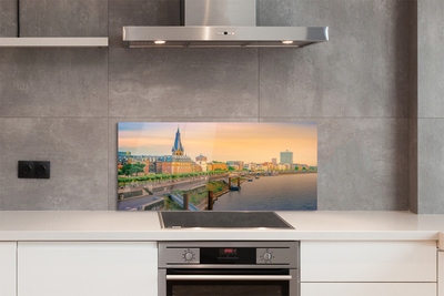 Painel de vidro Rio Sunrise da Alemanha