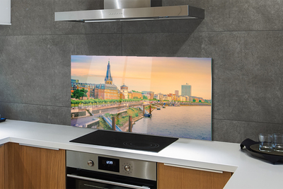 Painel de vidro Rio Sunrise da Alemanha