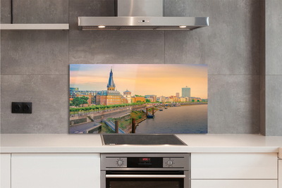 Painel de vidro Rio Sunrise da Alemanha