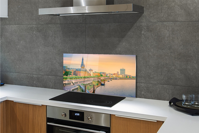 Painel de vidro Rio Sunrise da Alemanha