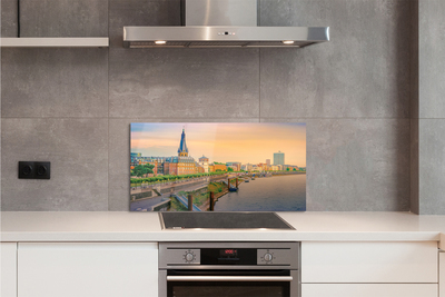 Painel de vidro Rio Sunrise da Alemanha