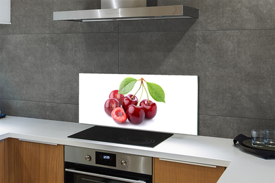 Painel de vidro Cerejas