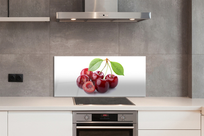 Painel de vidro Cerejas