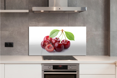 Painel de vidro Cerejas