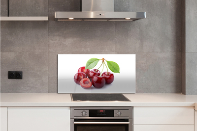 Painel de vidro Cerejas