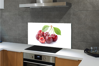 Painel de vidro Cerejas