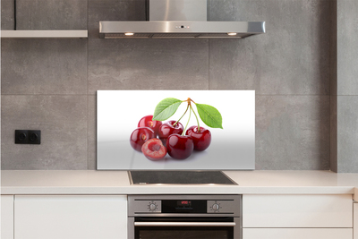 Painel de vidro Cerejas