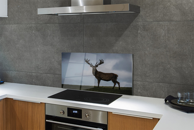 Painel de vidro Noite dos Veados