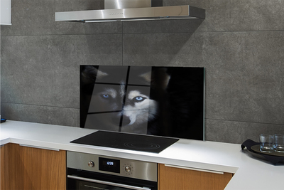 Painel de vidro Olhos de lobo