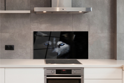 Painel de vidro Olhos de lobo