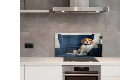 Painel de vidro Cachorro sentado