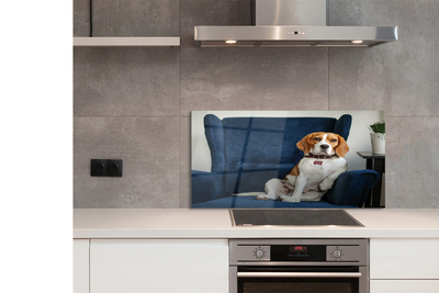 Painel de vidro Cachorro sentado