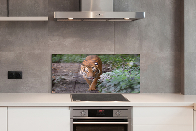 Painel de vidro Floresta do Tigre