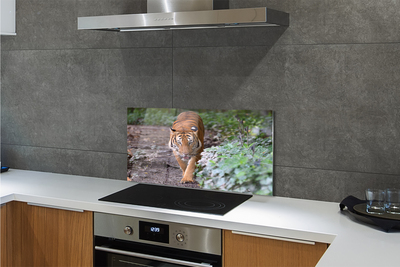 Painel de vidro Floresta do Tigre