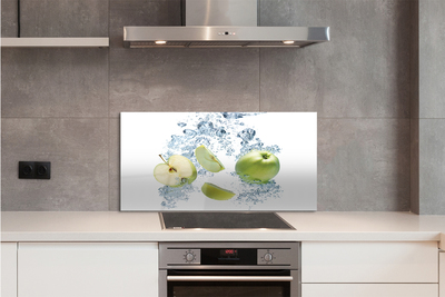 Painel de vidro Água, maçã picada