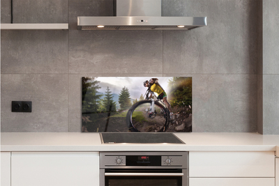 Painel de vidro Mountain Cloud Bike