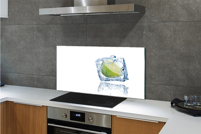 Painel de vidro Cubo de gelo de limão