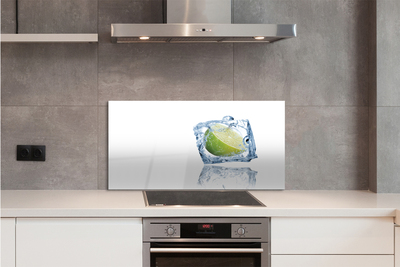 Painel de vidro Cubo de gelo de limão