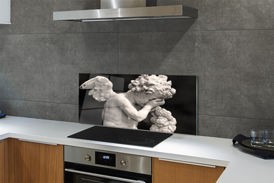 Painel de vidro Anjo Chorão