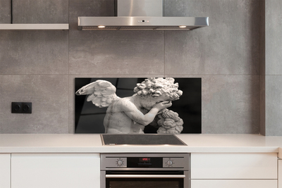 Painel de vidro Anjo Chorão