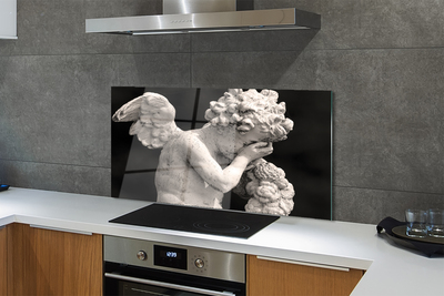 Painel de vidro Anjo Chorão