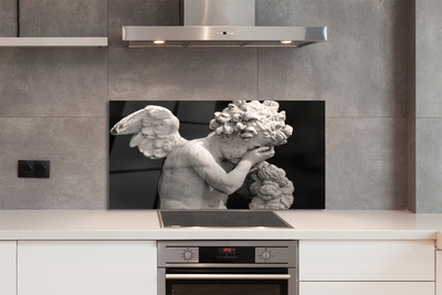 Painel de vidro Anjo Chorão