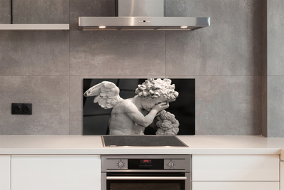 Painel de vidro Anjo Chorão