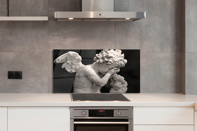 Painel de vidro Anjo Chorão