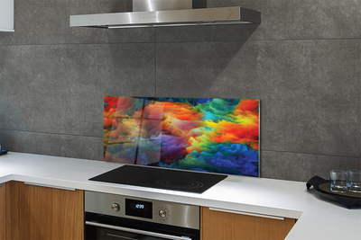 Painel de vidro Fractais 3D coloridos