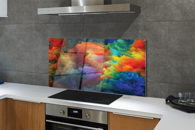 Painel de vidro Fractais 3D coloridos