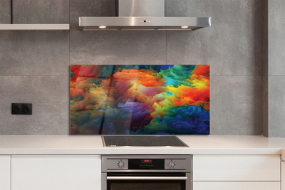 Painel de vidro Fractais 3D coloridos