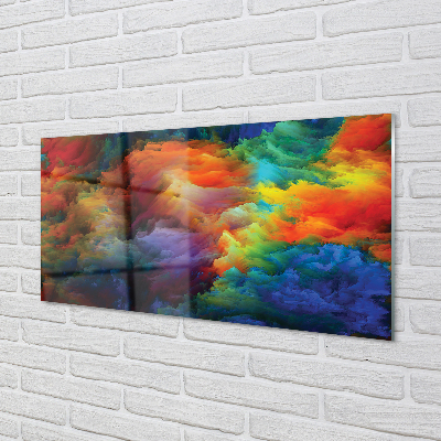 Painel de vidro Fractais 3D coloridos