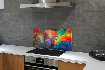 Painel de vidro Fractais 3D coloridos