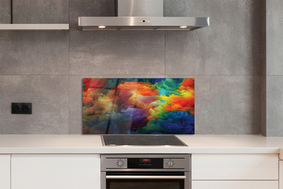 Painel de vidro Fractais 3D coloridos