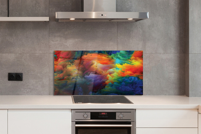 Painel de vidro Fractais 3D coloridos