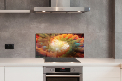 Painel de vidro Padrões fractais abstratos