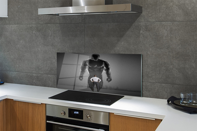 Painel de vidro Homem musculoso