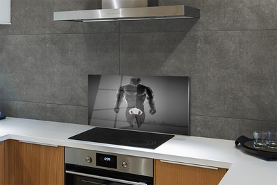 Painel de vidro Homem musculoso