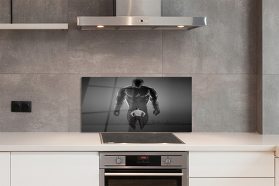Painel de vidro Homem musculoso