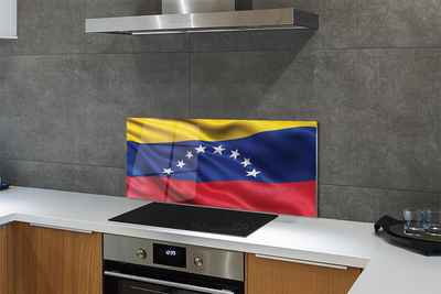 Painel de vidro bandeira venezuelana