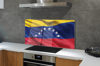 Painel de vidro bandeira venezuelana