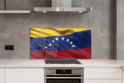 Painel de vidro bandeira venezuelana
