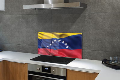 Painel de vidro bandeira venezuelana