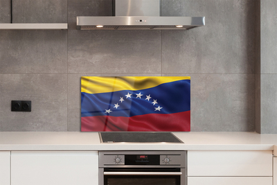 Painel de vidro bandeira venezuelana