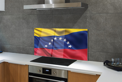 Painel de vidro bandeira venezuelana