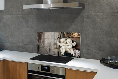 Painel de vidro Anjo Beijando