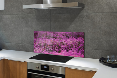 Painel de vidro Campo de urze