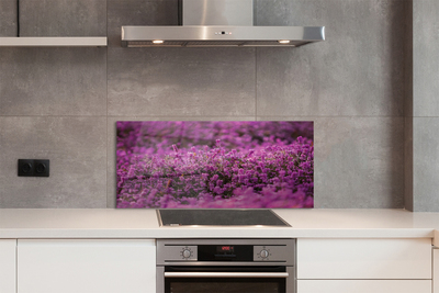 Painel de vidro Campo de urze