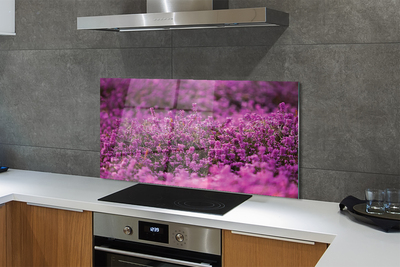 Painel de vidro Campo de urze